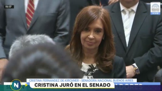 Cristina Kirchner y Esteban Bullrich juraron como senadores