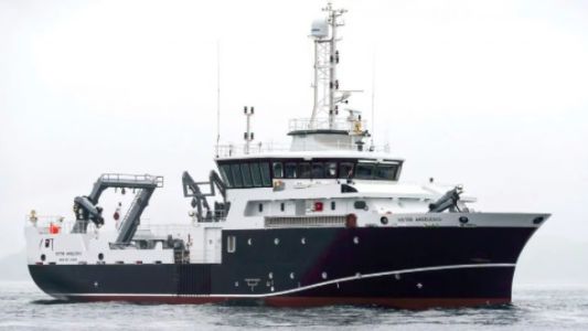 Cómo es el moderno buque que detectó la imagen compatible con el submarino ARA San Juan