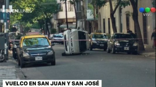 Otro vuelco en Balvanera