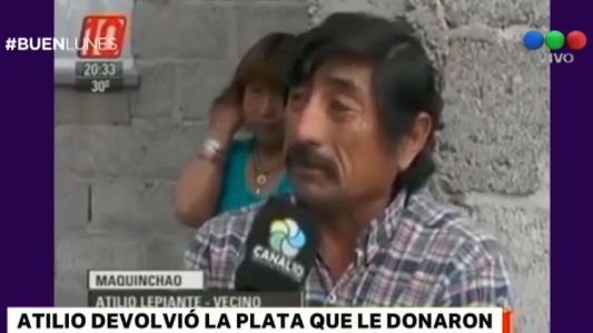 Un peón rural de Río Negro devolvió 10.000 pesos que le sobraron de una colecta solidaria