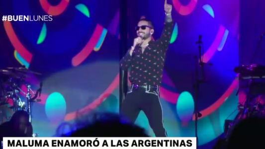 Maluma enamoró a las argentinas