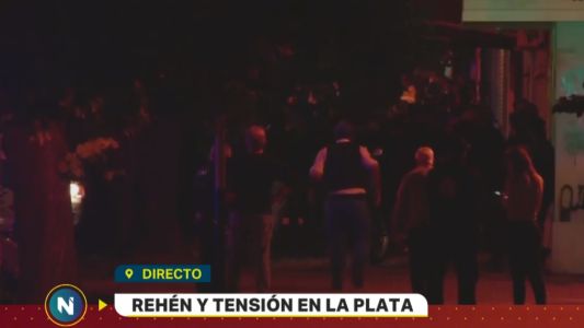 Rehén y tensión en La Plata