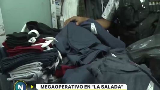 Megaoperativo en "La Salada"