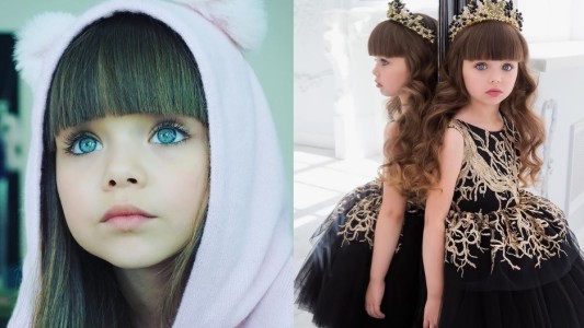 Polémica por una niña rusa de seis años, considerada la más linda del mundo