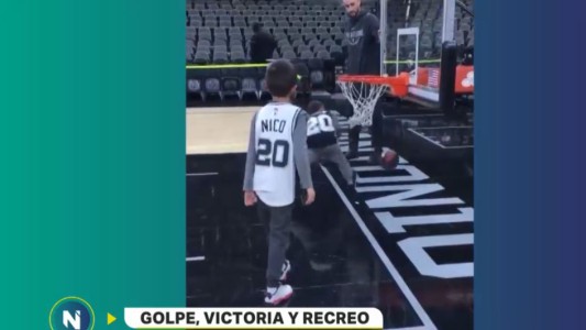 El tierno video de Manu Ginóbili con sus hijos