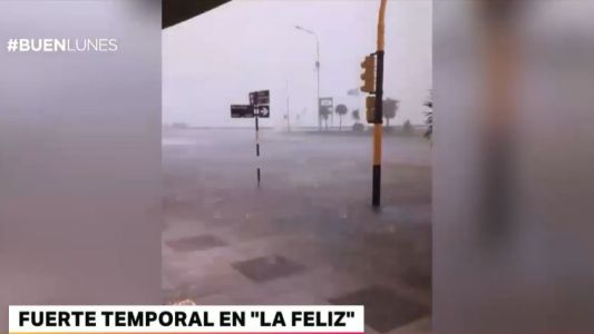 Fuerte temporal en "La Feliz"