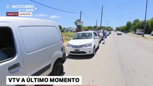 Largas filas para realizar la VTV