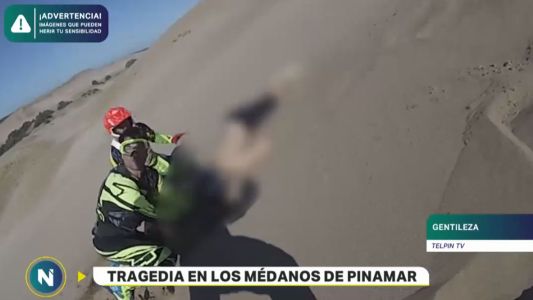 Un joven de 28 años murió en los médanos de Pinamar al caerse de un cuatriciclo