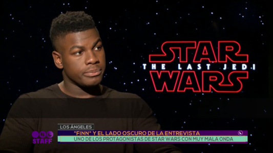 Uno de los protagonistas de Star Wars, con muy mala onda