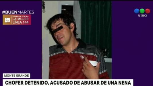 Detuvieron al chofer de un micro escolar que estaba abusando de una nena y fue filmado