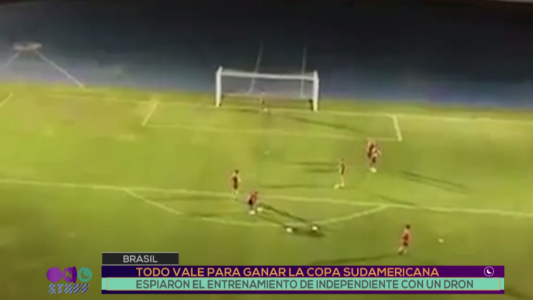 Espiaron el entrenamiento de Independiente con un drone