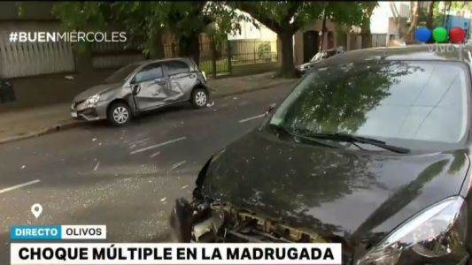 Choque múltiple en Olivos