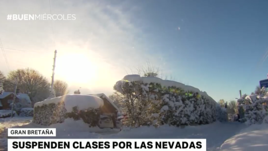 Gran Bretaña: suspenden las clases por las nevadas