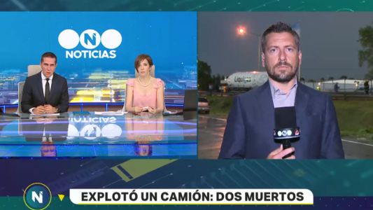 Estalló un camión de gas butano en Panamericana tras un choque: hay muertos