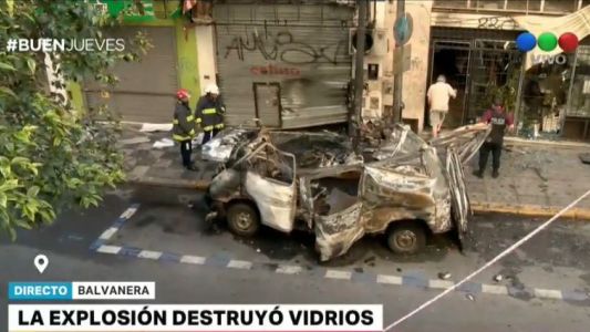 Explotó una camioneta a seis cuadras del Congreso