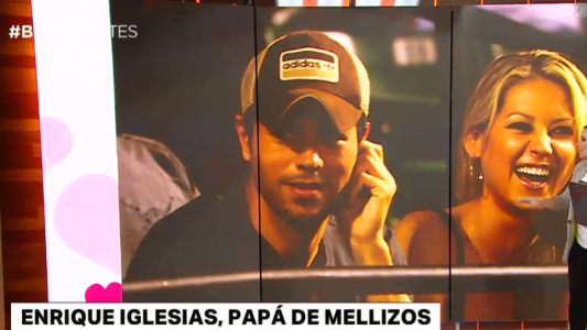 Enrique Iglesias y Anna Kournikova fueron padres de mellizos