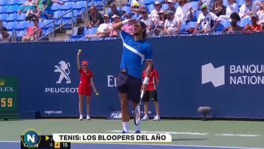 Tenis: los bloopers del año