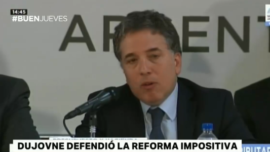 Dujovne defendió la reforma impositiva