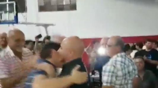 Homenaje a Sampaoli en Casilda