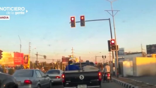 Se salvó de morir aplastada