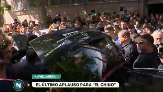 Una multitud despide al "Chino" de La Nueva Luna