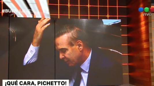 Los gestos de Pichetto durante el discurso de Cristina