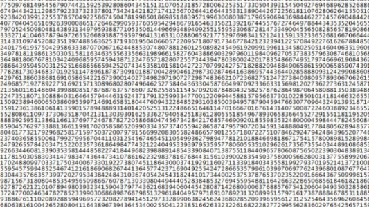 Descubrieron un número primo con 23 millones de dígitos