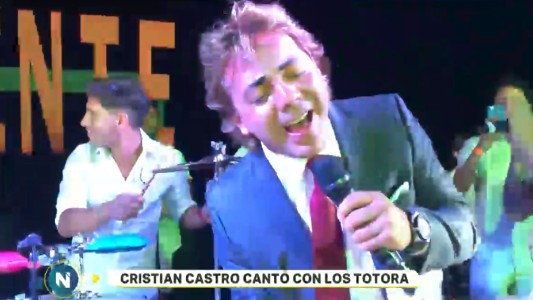 Cristian Castro cantó con Los Totora
