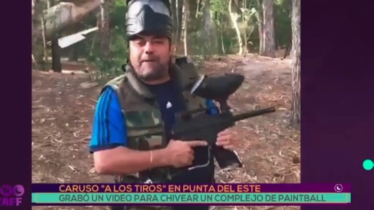 Caruso "a los tiros" en Punta del Este