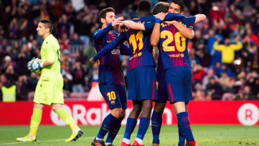 Barcelona se impuso ante Levante por 3 a 0, con un gol de Lionel Messi
