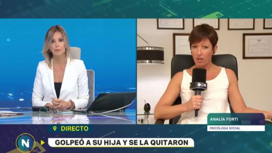 Golpeó a su hija y se la quitaron