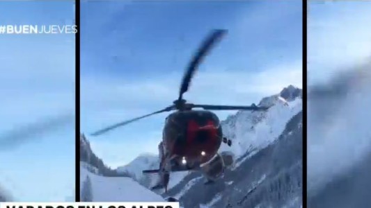 Rescataron a esquiadores varados en los Alpes suizos