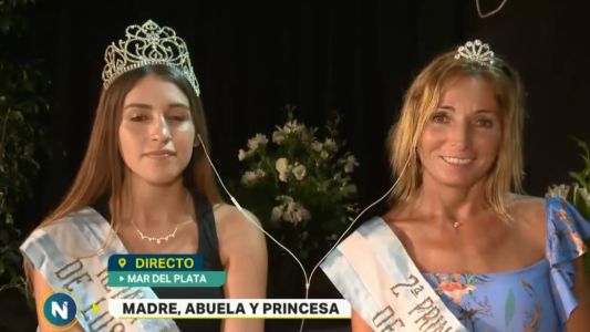Madre y abuela, princesa de los pescadores en Mar del Plata
