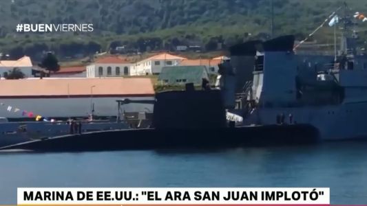 Afirman que el ARA San Juan implosionó en 40 milisegundos