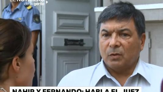 Nahir y Fernando: habla el juez