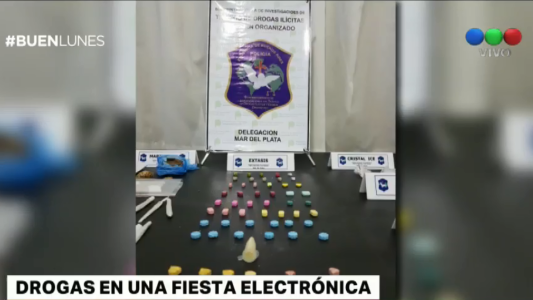 Secuestraron drogas en una fiesta electrónica en Mar del Plata: hay dos detenidos