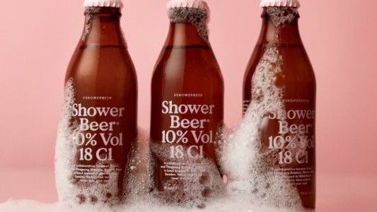 La cerveza para tomar en la ducha