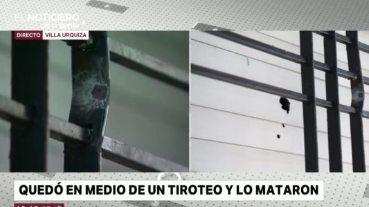 Un hombre quedó en medio de un tiroteo y murió de un balazo