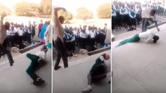 Fuerte video: docente le dio latigazos a estudiantes por empezar tarde las clases