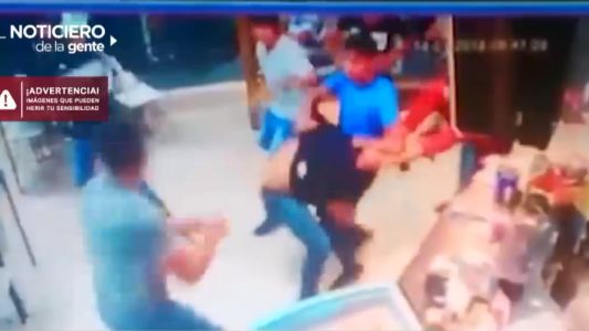 Video: batalla campal a la salida de un boliche