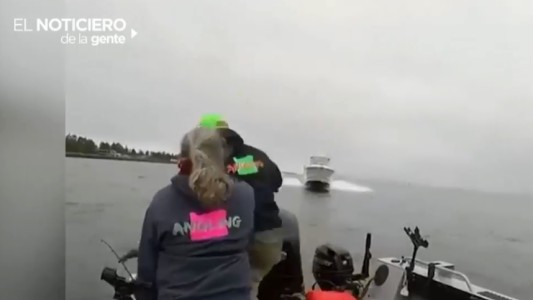 El yate les pasó por encima