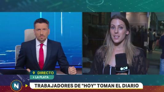 La Plata: trabajadores de "Hoy" toman el diario