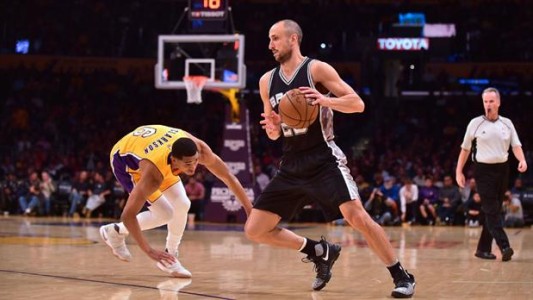 Manu Ginóbili no será titular en el Juego de las Estrellas de la NBA