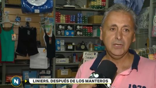 Liniers, después de los manteros