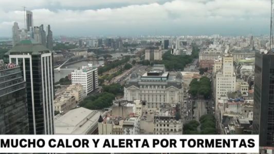 Alerta por tormentas y caída de granizo en la Capital y el Gran Buenos Aires