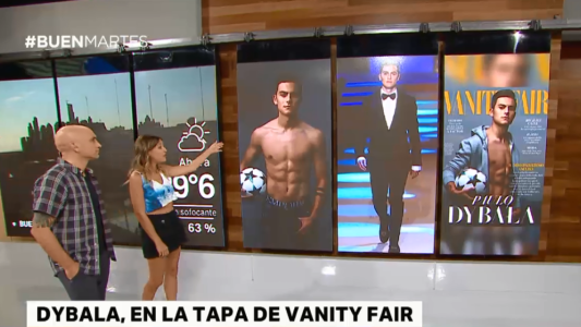 Dybala en la tapa de Vanity Fair