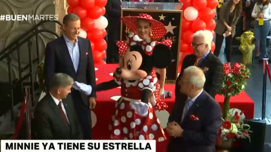 Minnie ya tiene su estrella en el Paseo de la Fama de Hollywood