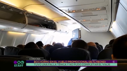 El primer vuelo de la low cost Flybondi aterrizó de emergencia por una "falla técnica menor"