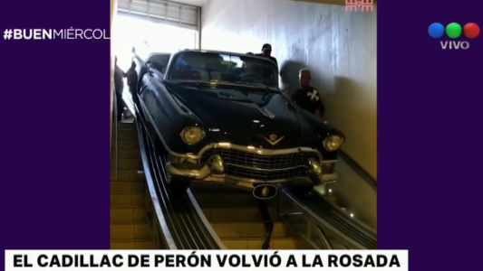 El Cadillac de Perón volvió a la Rosada