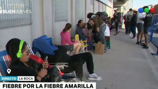 Fiebre amarilla: continúan las colas para vacunarse
